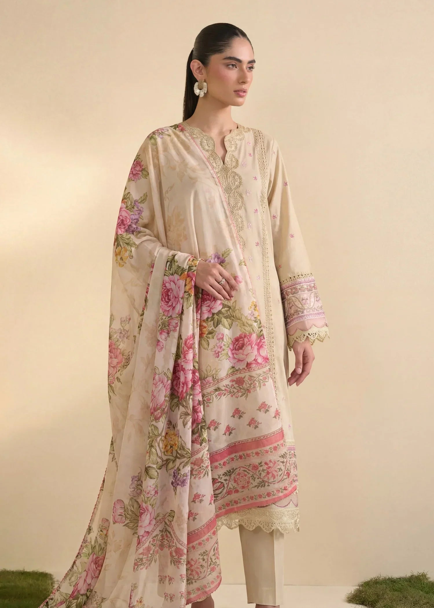 Silve Premium Fabric Pakistani Summer Dresses - Sahiba-clothing - 6