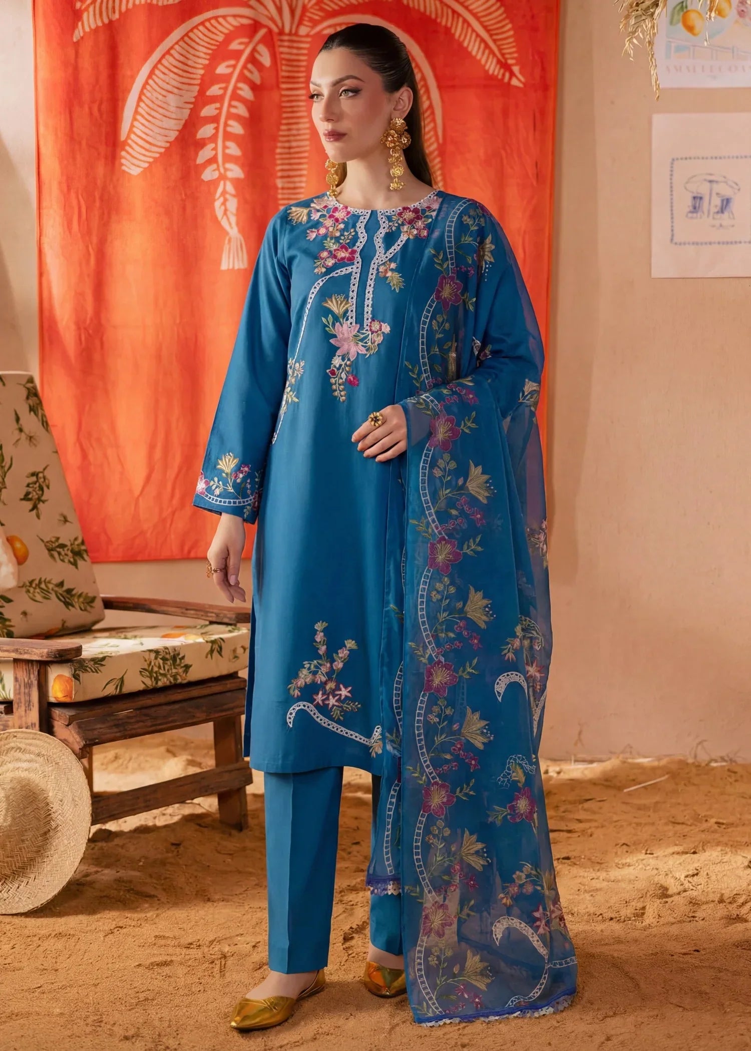 Raneem Premium Fabric Pakistani Summer Dresses - Sahiba-clothing - 6