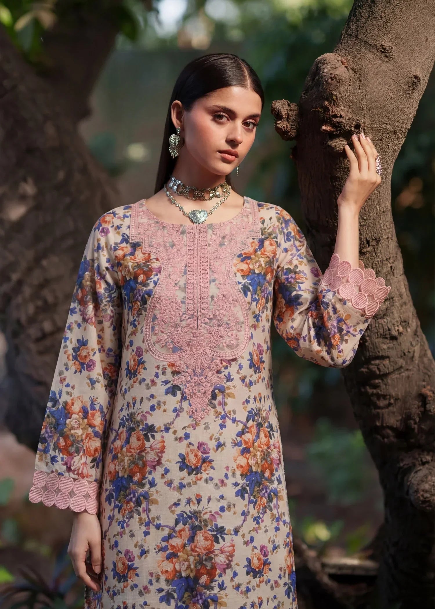 Adeena Premium Fabric Pakistani Summer Dresses - Sahiba-clothing - 2