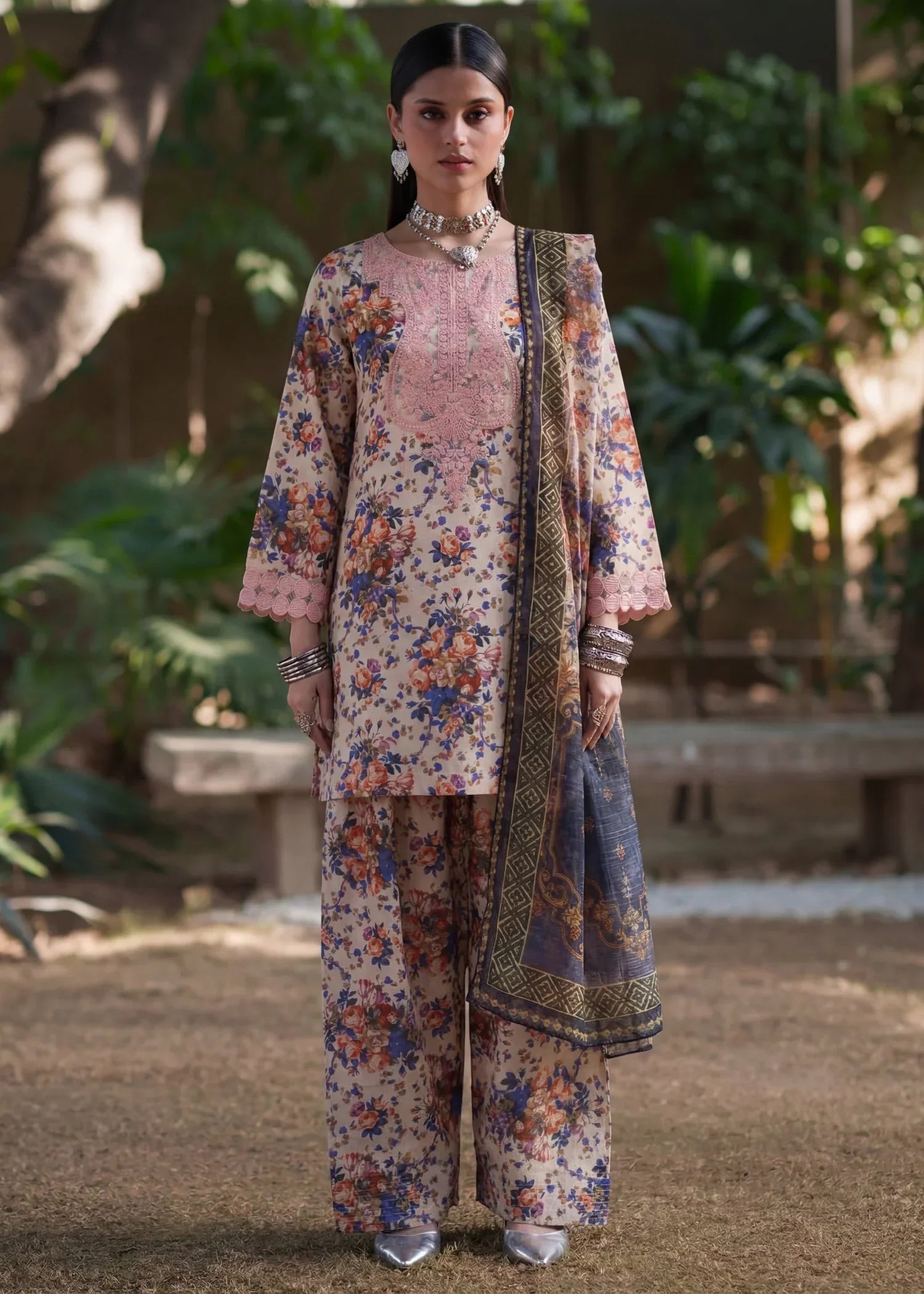 Adeena Premium Fabric Pakistani Summer Dresses - Sahiba-clothing - 1