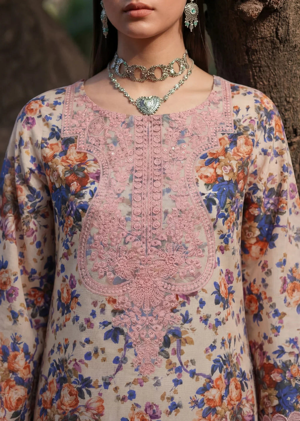 Adeena Premium Fabric Pakistani Summer Dresses - Sahiba-clothing - 3