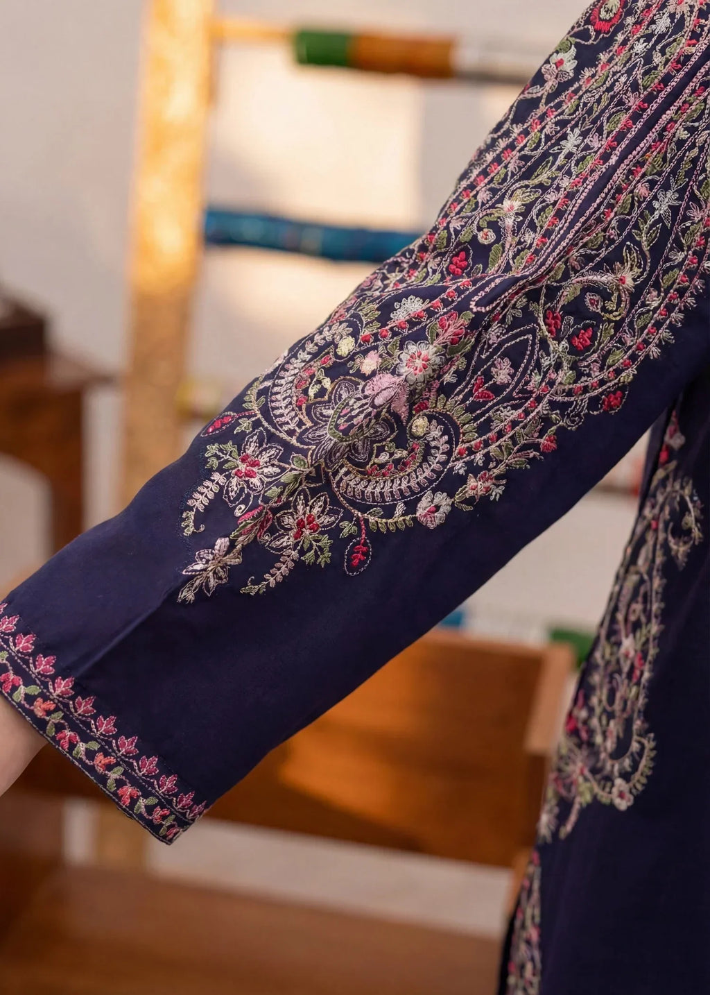 Basanti Premium Fabric Pakistani Summer Dresses - Sahiba-clothing - 4