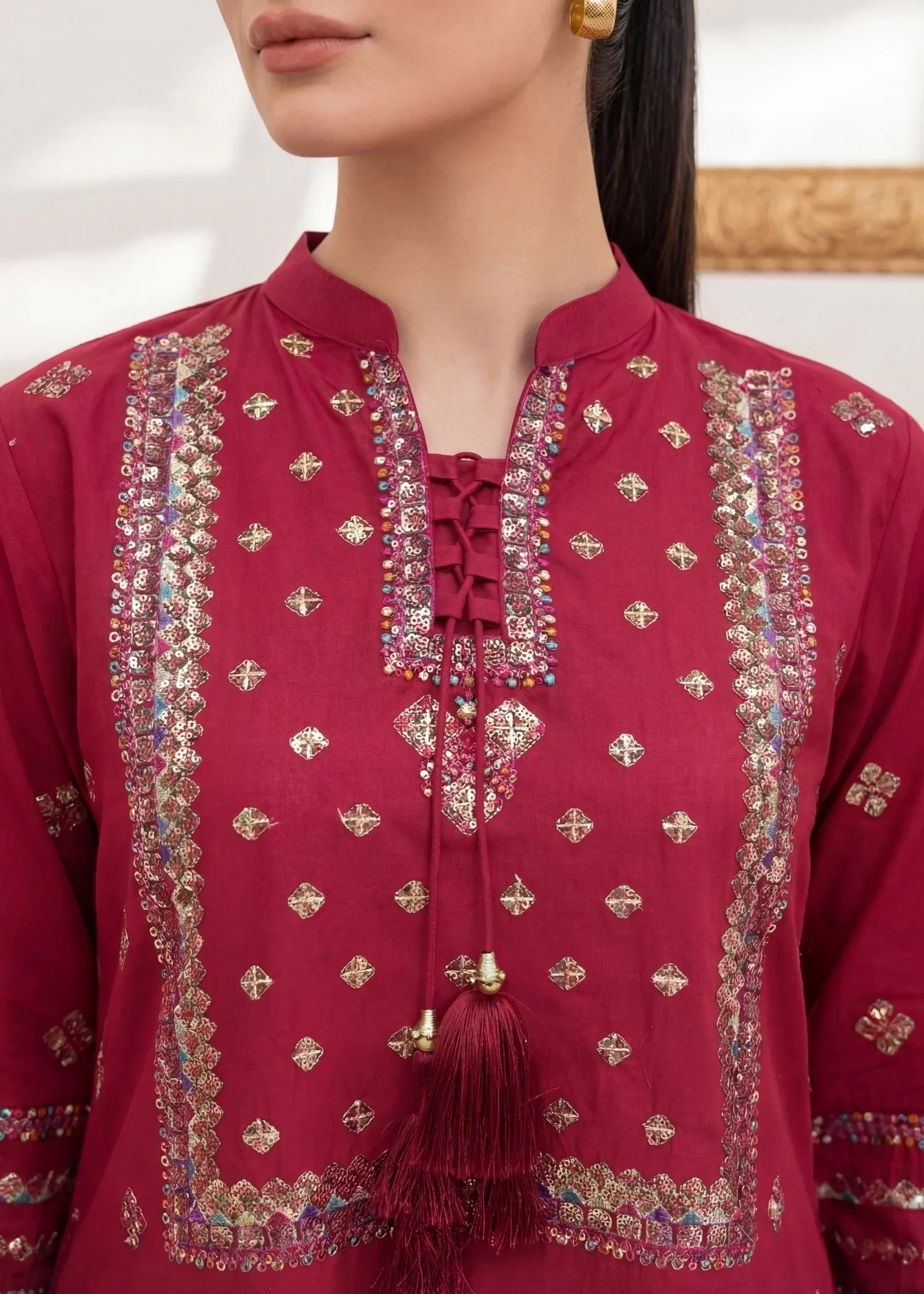 Laleh Rose Premium Fabric Pakistani Summer Dresses - Sahiba-clothing - 4