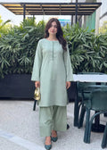 Jiya Pista Premium Fabric Pakistani Summer Dresses - Sahiba-clothing - 1