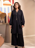 Ellie Black Premium Fabric Pakistani Summer Dresses - Sahiba-clothing - 1
