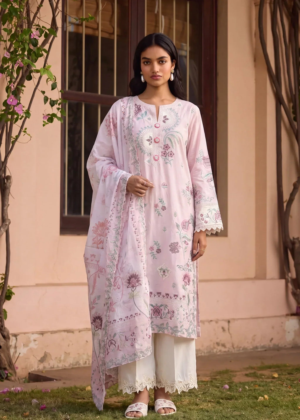 Humnawah Premium Fabric Pakistani Summer Dresses - Sahiba-clothing - 1