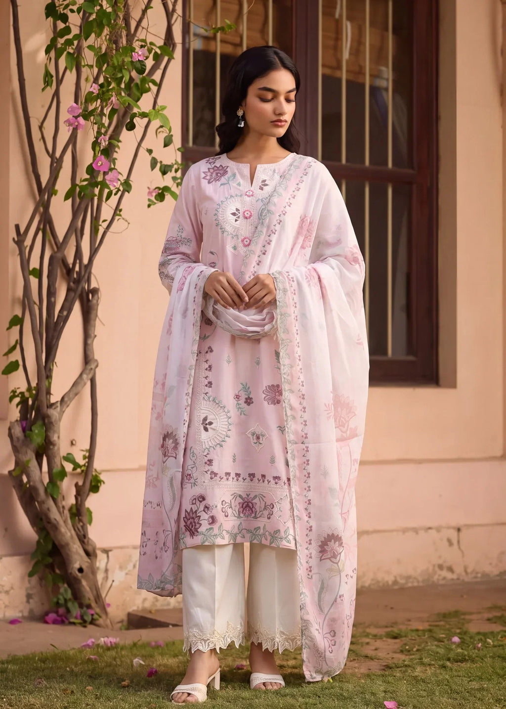 Humnawah Premium Fabric Pakistani Summer Dresses - Sahiba-clothing - 6