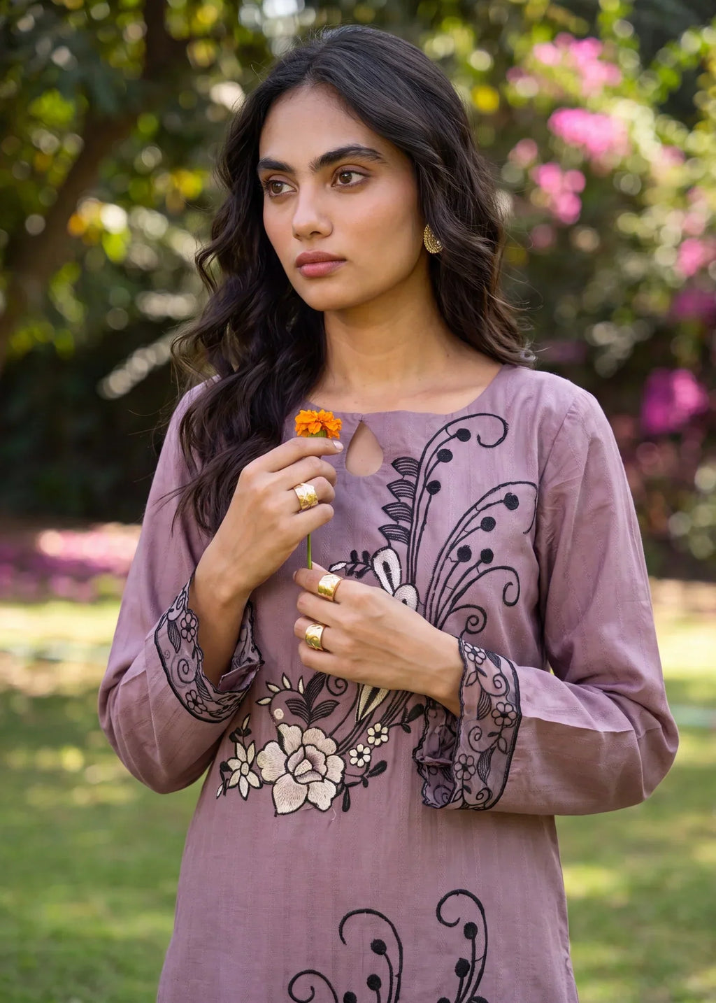 Marisol Falsa Premium Fabric Pakistani Summer Dresses - Sahiba-clothing - 3
