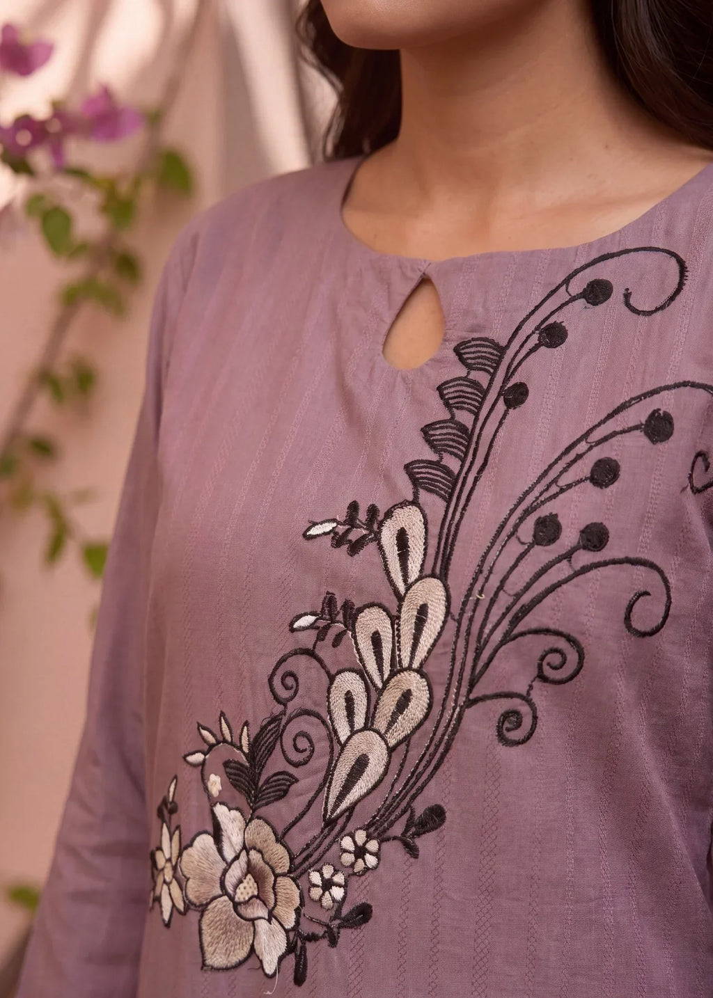 Marisol Falsa Premium Fabric Pakistani Summer Dresses - Sahiba-clothing - 4