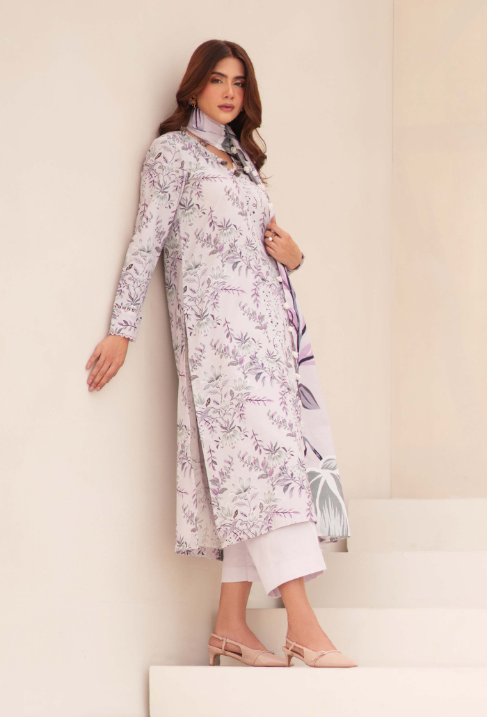 La vie - D04 Khaddar Pakistani Winter Dresses - Humdum - 2