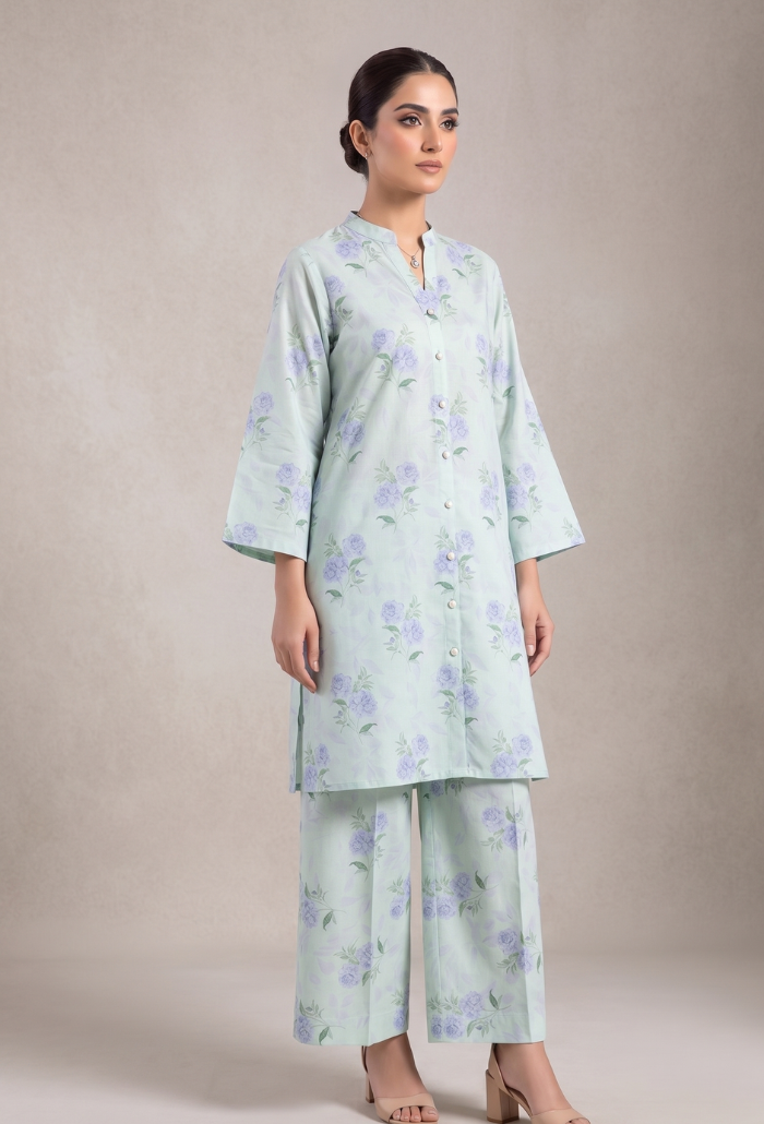 Ethnic By Humdum - D01 Lawn Pakistani Summer Dresses - Humdum - 1