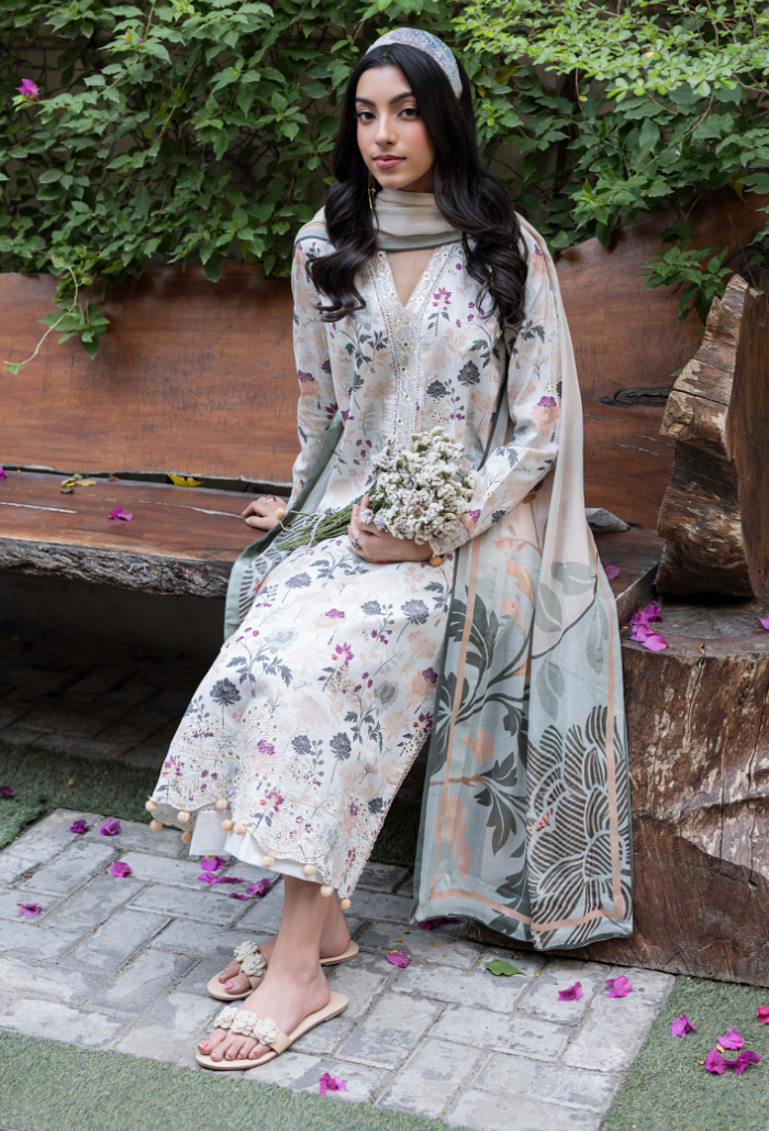 EDEN GARDEN CHAPTER 2 D10 Chiffon Pakistani Summer Dresses - Humdum - 3