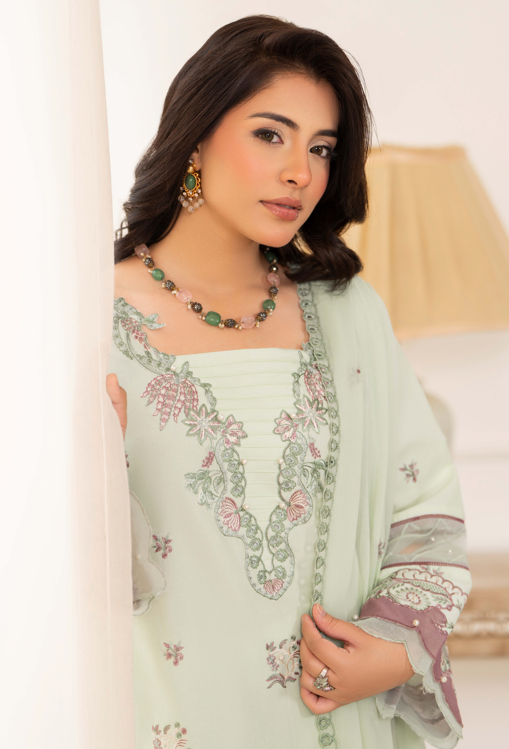 Nyra - D09 Chiffon Pakistani Summer Dresses - Humdum - 4