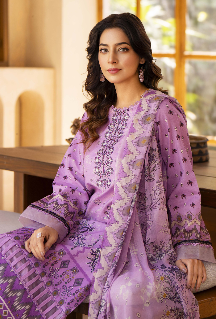 Zarwisha-D09 Chiffon Pakistani Summer Dresses - Humdum - 4