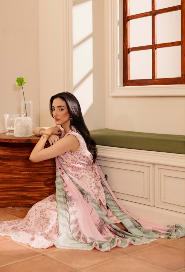 MIRAL - D07 Chiffon Pakistani Winter Dresses - Humdum - 4