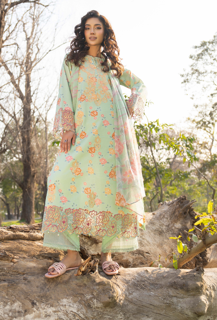 Eden Garden Chapter 3 - D10 Chiffon Pakistani Summer Dresses - Humdum - 3