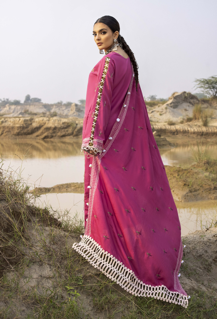 Sierra-D07 Premium Fabric Pakistani Winter Dresses - Humdum - 3
