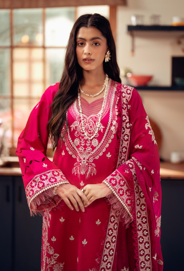 Lalarukh - D06 Chiffon Pakistani Summer Dresses - Humdum - 4