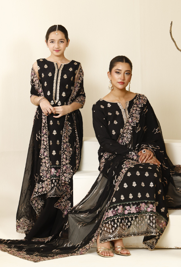 Rabt - D01 Raw Silk Pakistani Formal Dresses - Humdum - 1