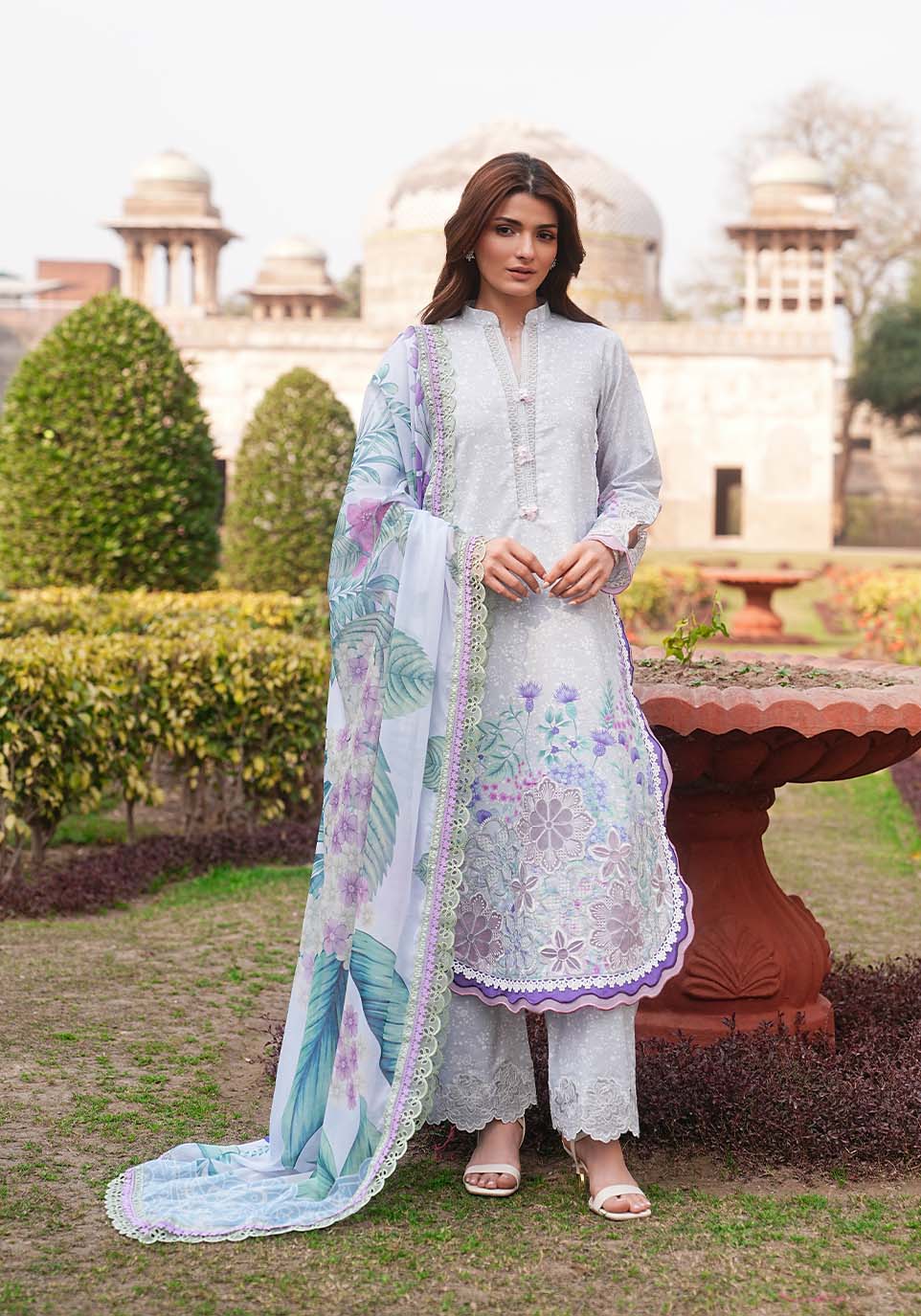 ZQL003 Cotton Pakistani Formal Dresses