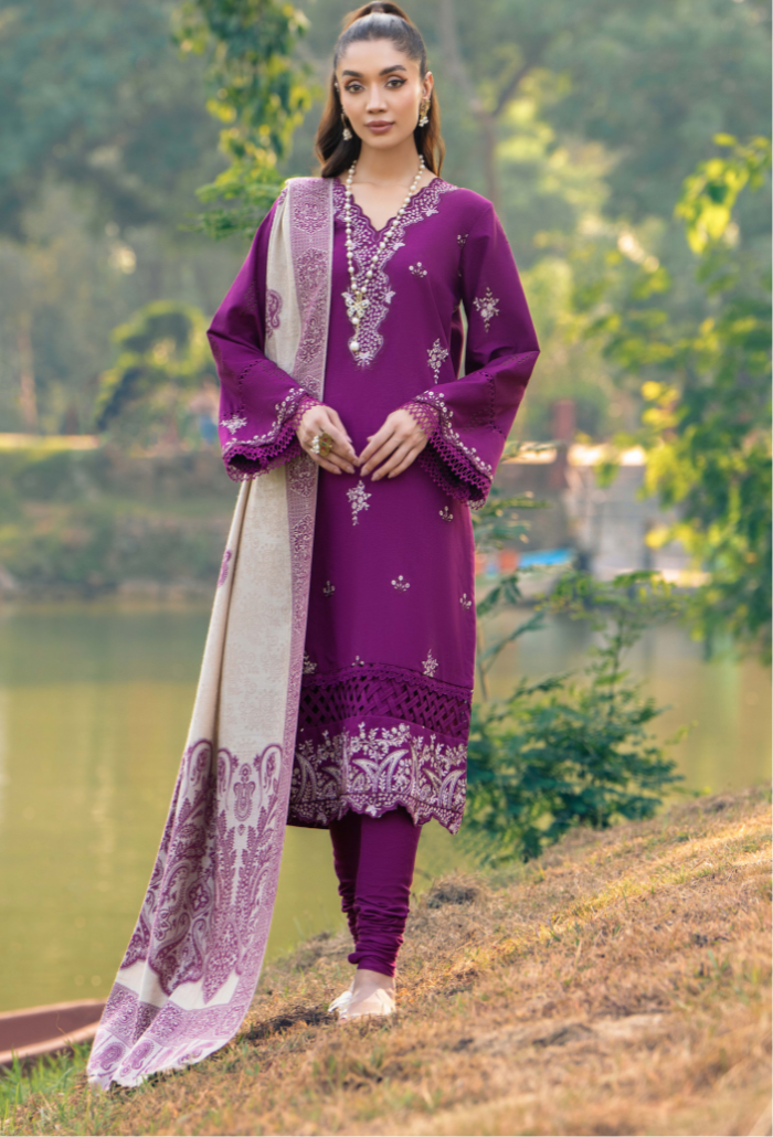 Onora - D03 Jacquard Pakistani Winter Dresses - Humdum - 1