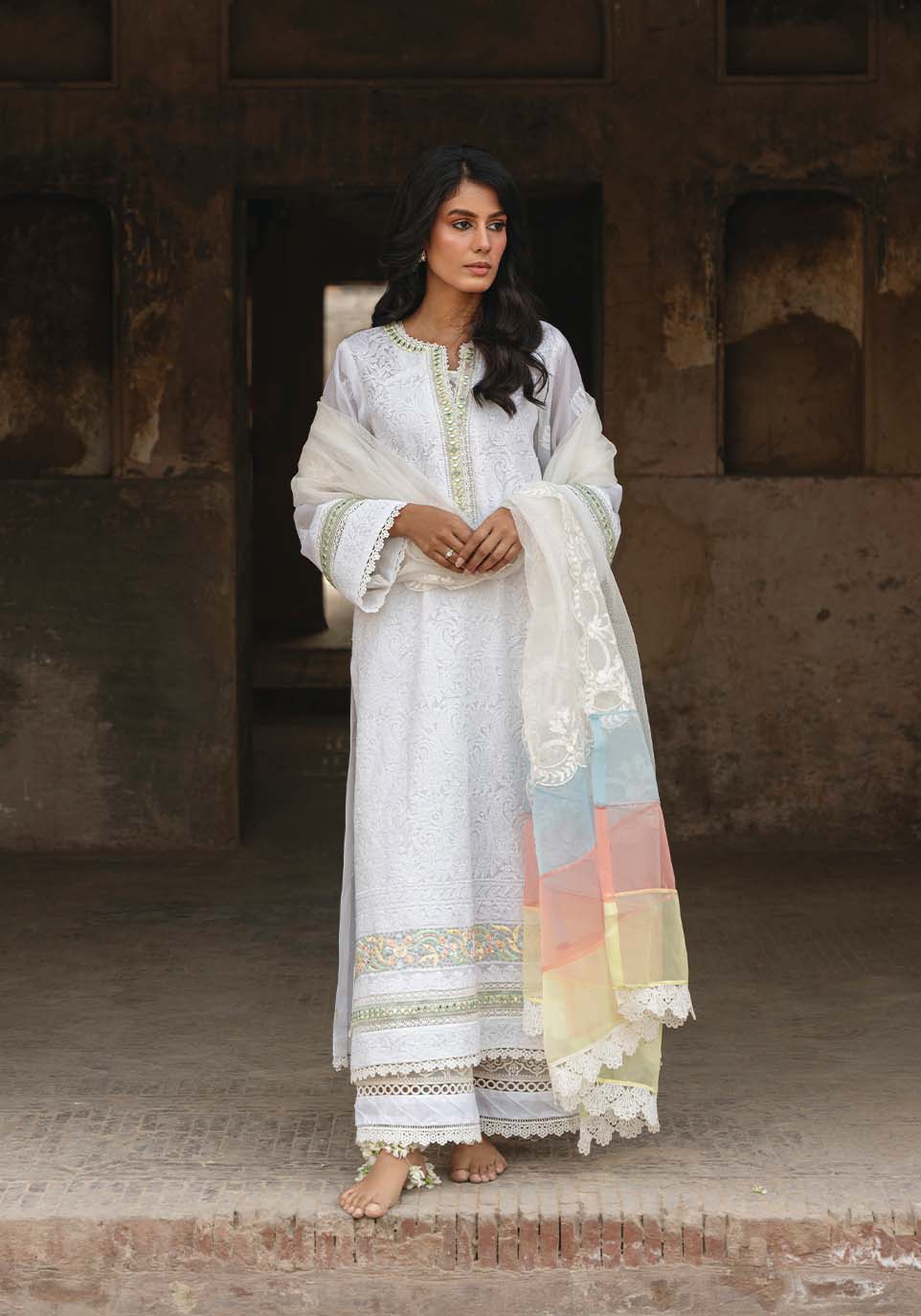 NOOR-UN-NISA Embroidered Pakistani Dress