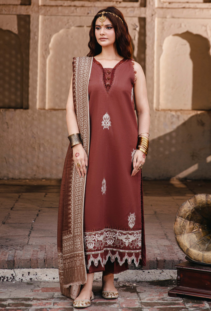 ONORA CHAPTER 2 - D03 Organza Pakistani Winter Dresses - Humdum - 1