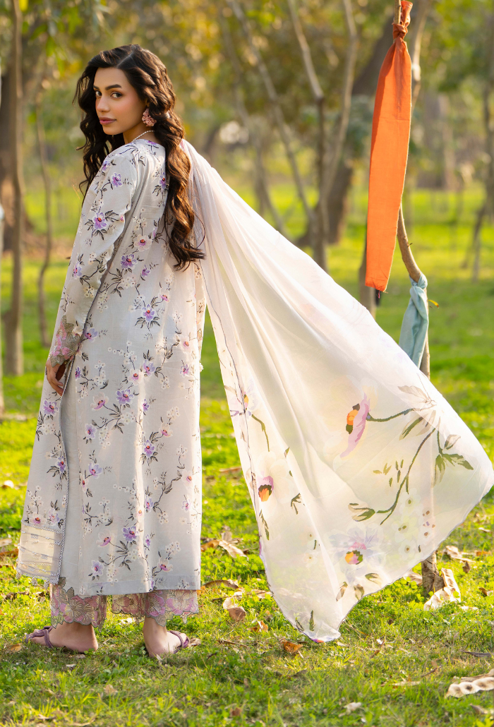 Eden Garden Chapter 3 - D02 Chiffon Pakistani Summer Dresses - Humdum - 2