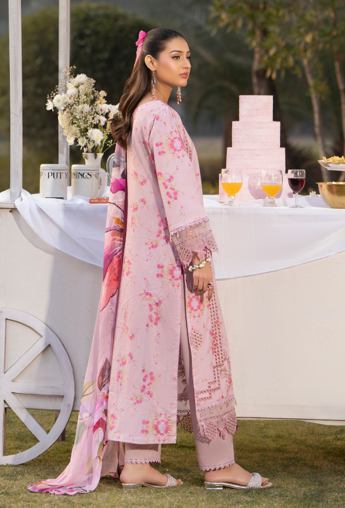 Gardenia'26 - D04 Chiffon Pakistani Summer Dresses - Humdum - 2