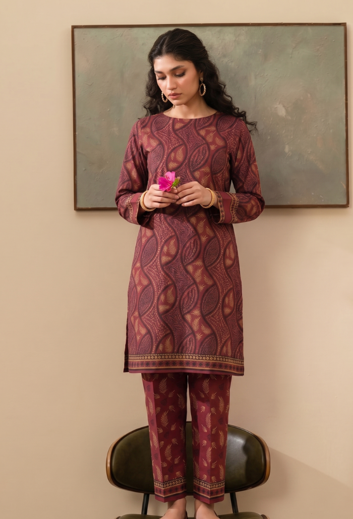 Ethnic By Humdum - D09 Lawn Pakistani Summer Dresses - Humdum - 1
