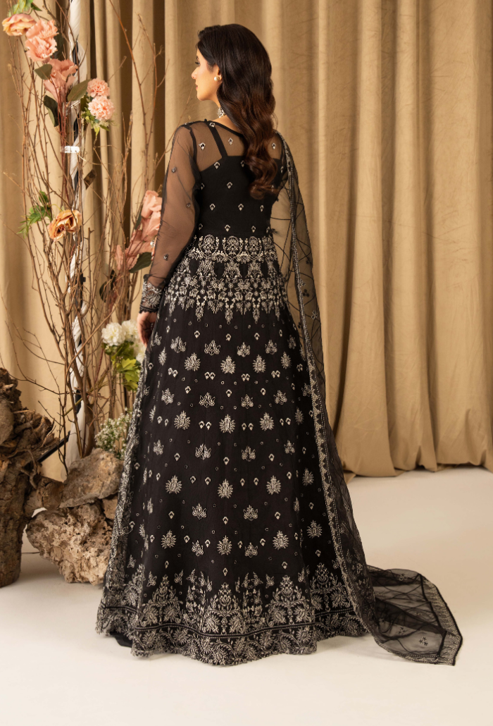 HOC - D11 Raw Silk Pakistani Formal Dresses - Humdum - 2