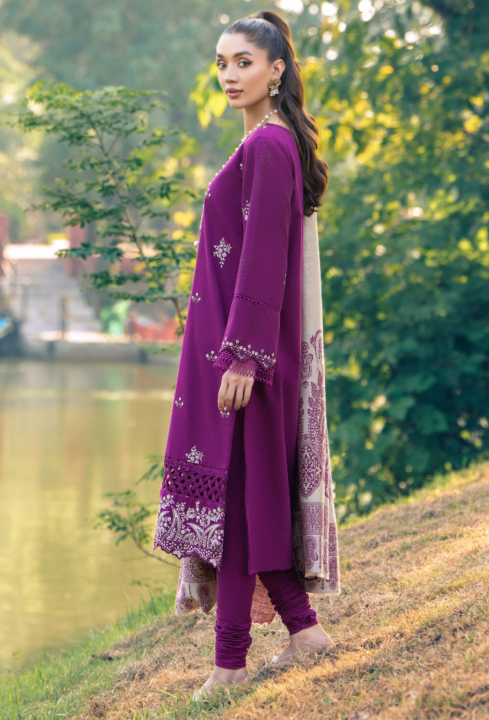 Onora - D03 Jacquard Pakistani Winter Dresses - Humdum - 3