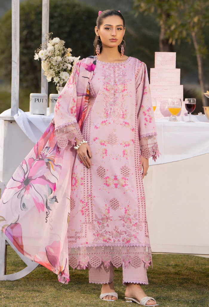 Gardenia'26 - D04 Chiffon Pakistani Summer Dresses - Humdum - 1