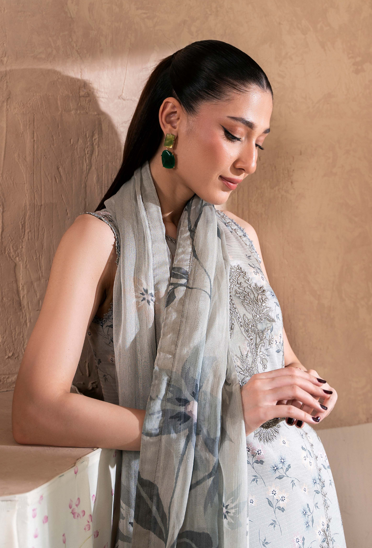 Kanwal - D10 Chiffon Pakistani Summer Dresses - Humdum - 4