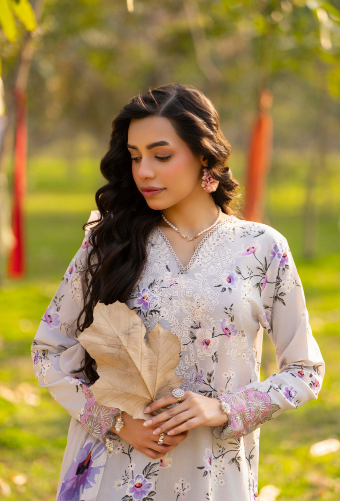 Eden Garden Chapter 3 - D02 Chiffon Pakistani Summer Dresses - Humdum - 4