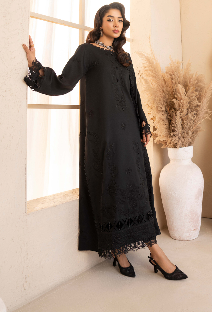 Jugnu By Humdum - D03 Premium Fabric Pakistani Winter Dresses - Humdum - 3