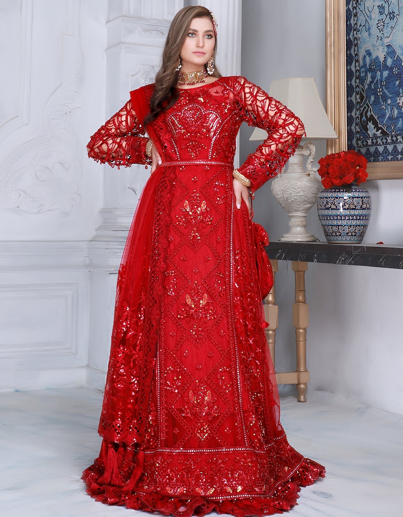 MB-01 Embroidered Pakistani Dress