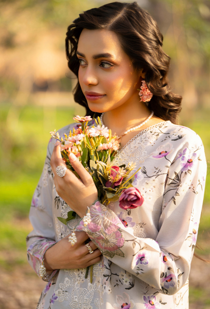 Eden Garden Chapter 3 - D02 Chiffon Pakistani Summer Dresses - Humdum - 3