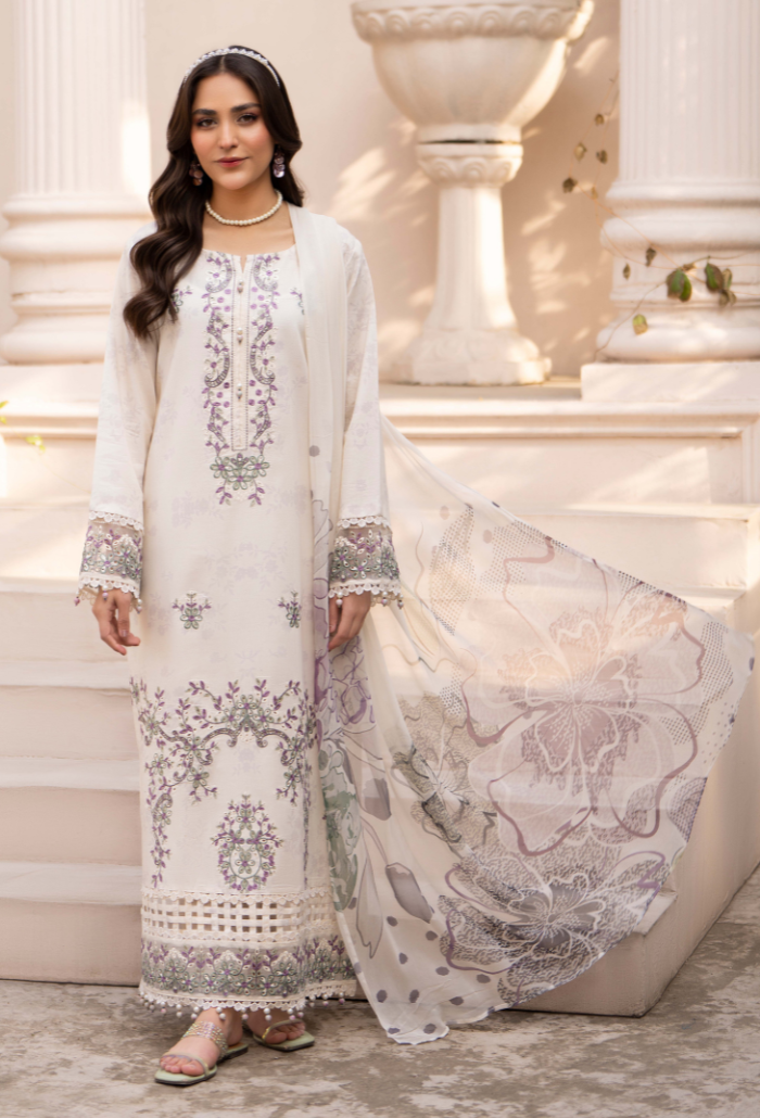 Summer Breeze - D13 Chiffon Pakistani Summer Dresses - Humdum - 1