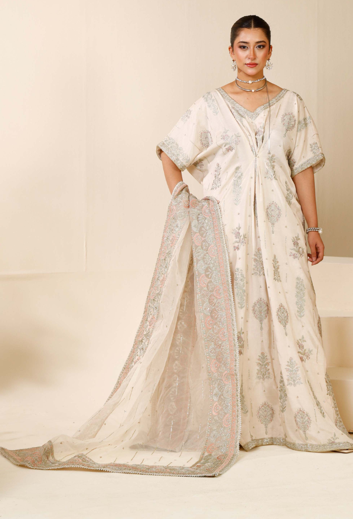 Rabt - D04 Raw Silk Pakistani Formal Dresses - Humdum - 2