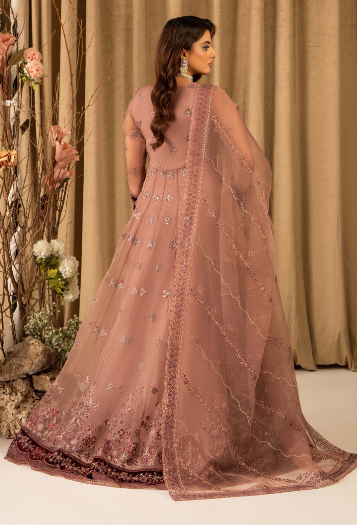 HOC - D12 Raw Silk Pakistani Formal Dresses - Humdum - 2
