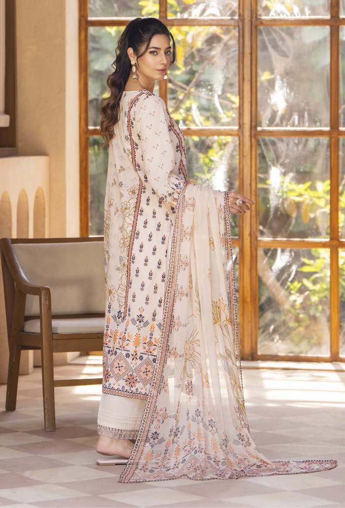 Zarwisha-D05 Chiffon Pakistani Summer Dresses - Humdum - 2