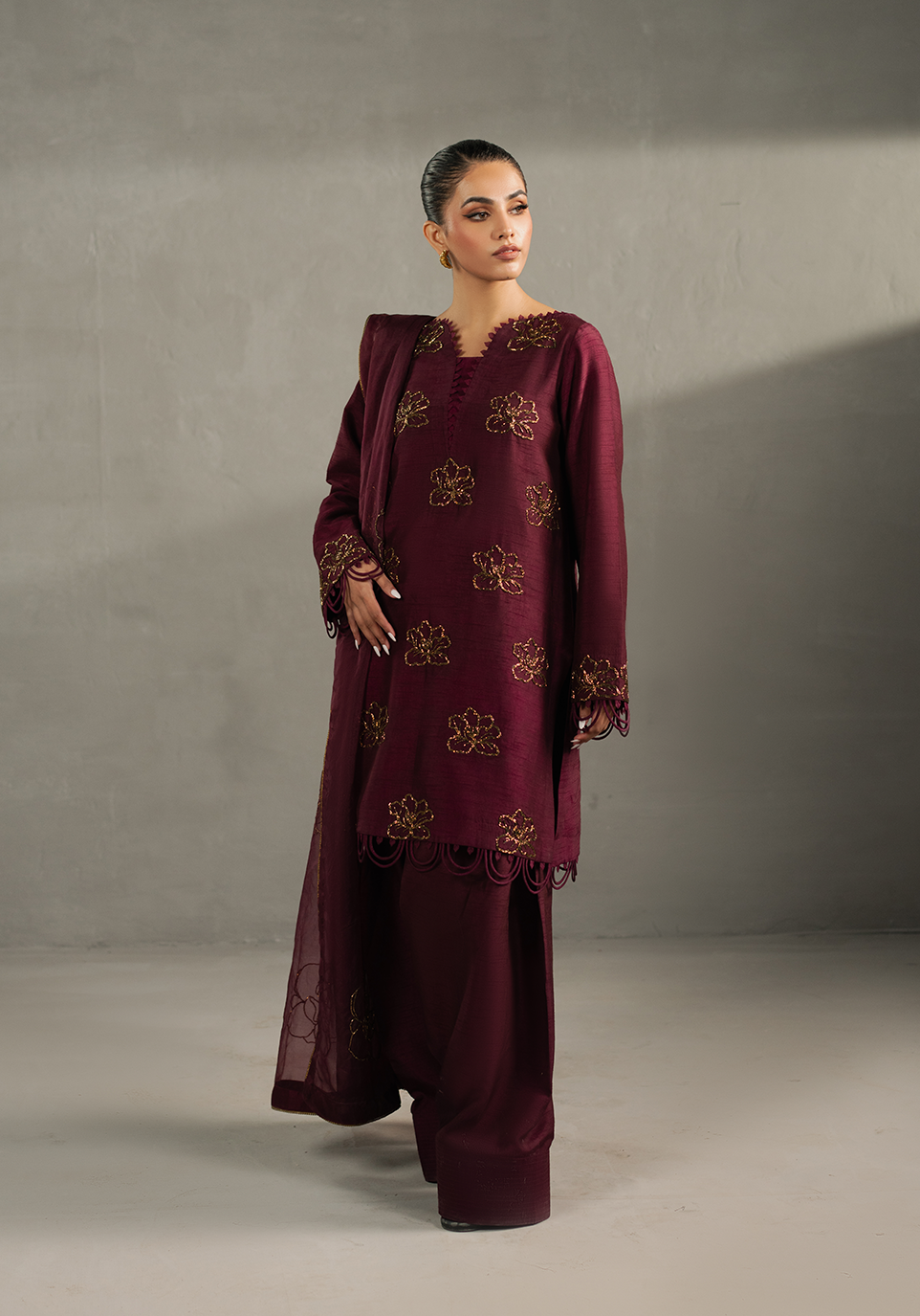 ZQS 005 TALIA Embroidered Pakistani Dress