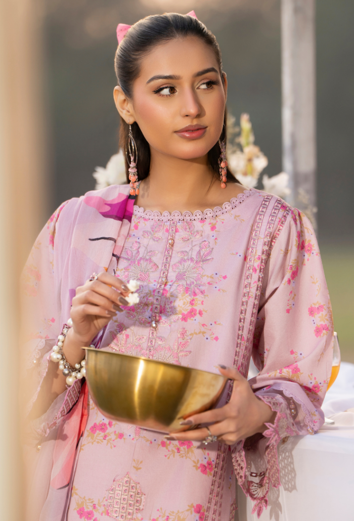 Gardenia'26 - D04 Chiffon Pakistani Summer Dresses - Humdum - 5
