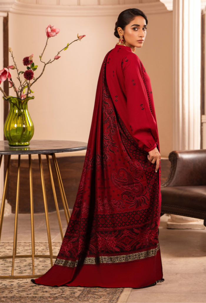 Aaima - D03 Jacquard Pakistani Winter Dresses - Humdum - 2