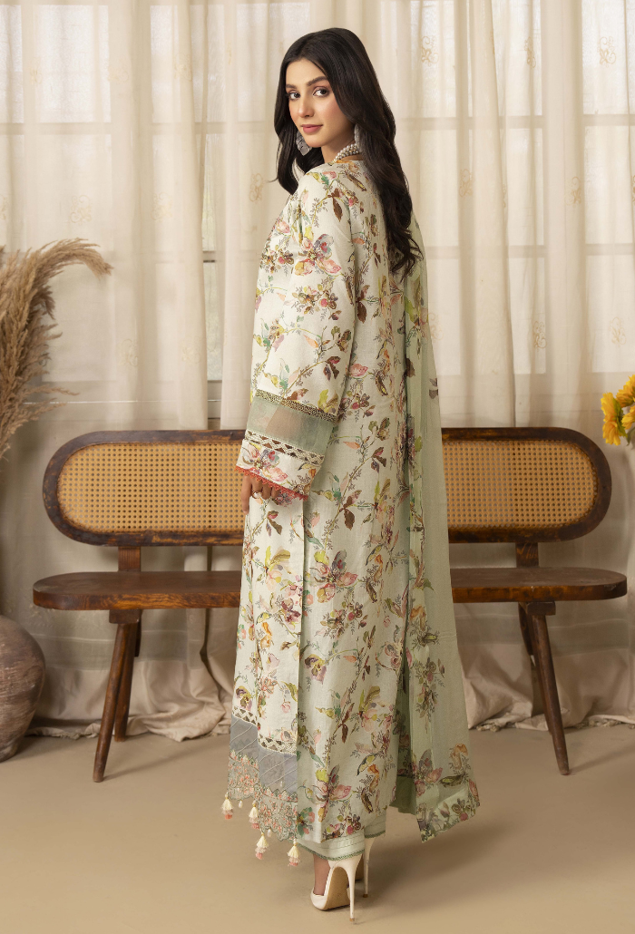 Senora - D09 Chiffon Pakistani Summer Dresses - Humdum - 2