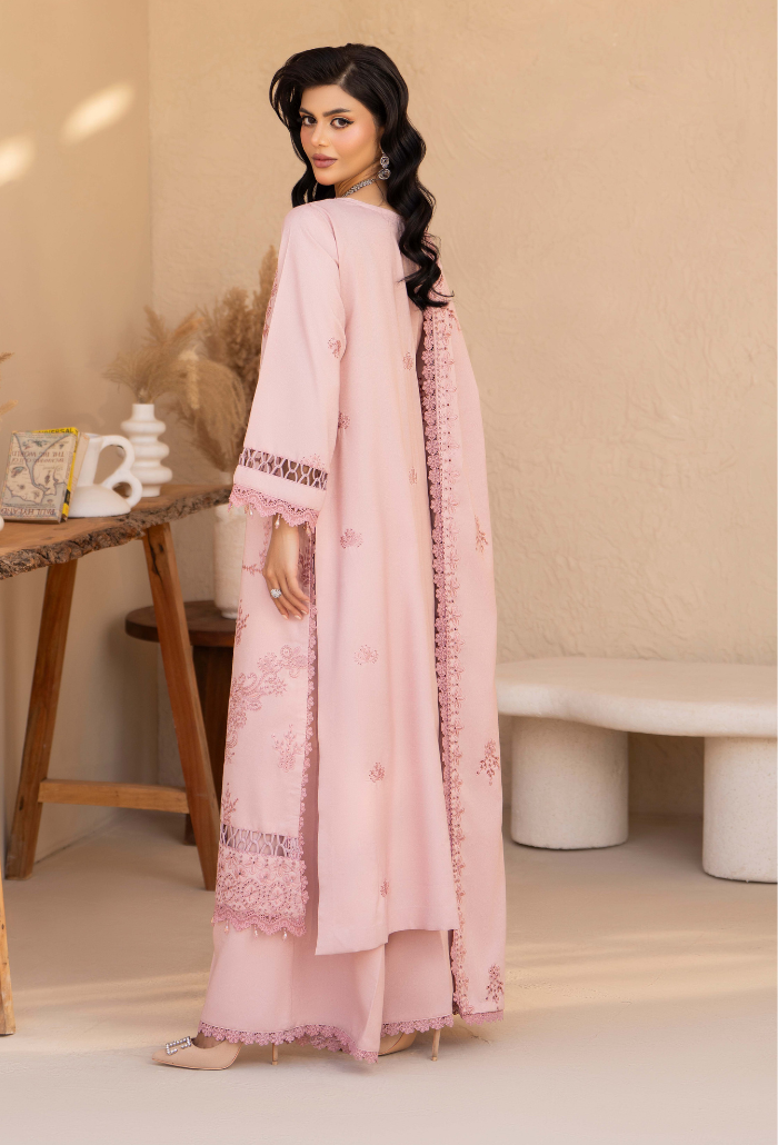 Jugnu By Humdum - D05 Premium Fabric Pakistani Winter Dresses - Humdum - 2