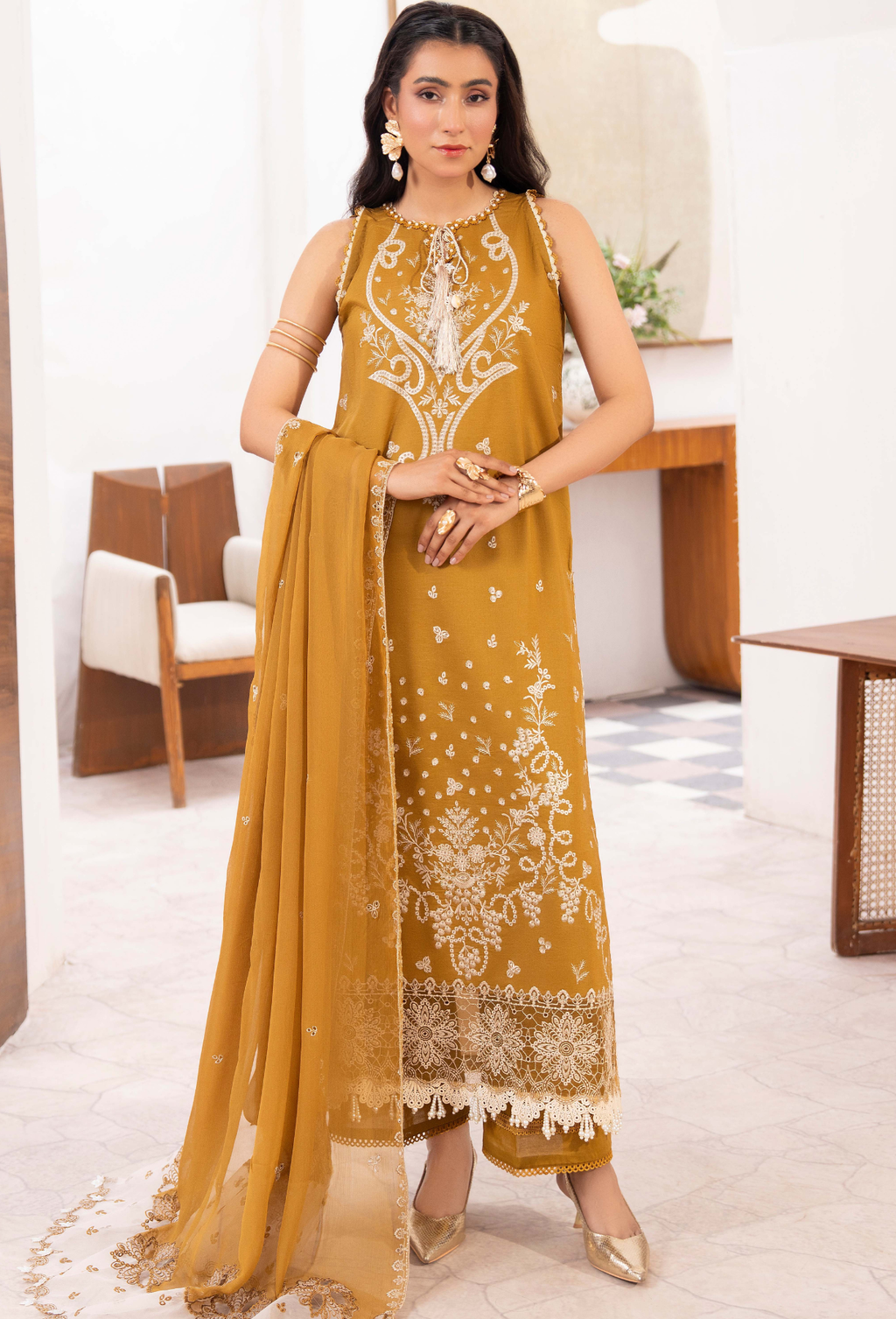 NAYAB - D06 Chiffon Pakistani Summer Dresses - Humdum - 1