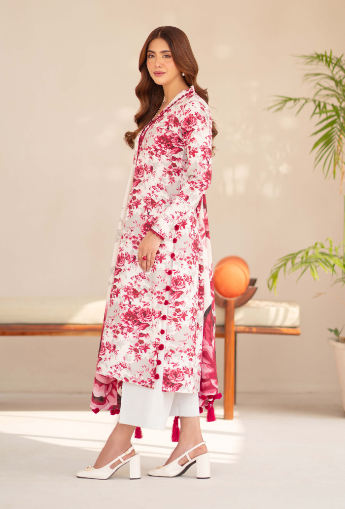 La vie - D10 Khaddar Pakistani Winter Dresses - Humdum - 2