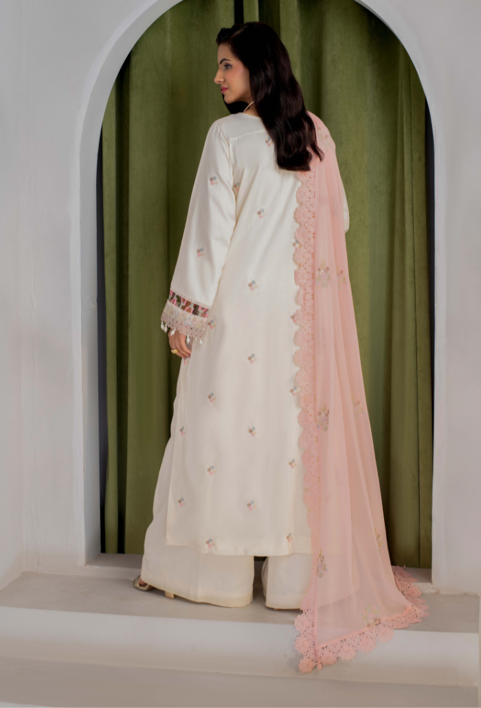 ELLENA - D09 Chiffon Pakistani Winter Dresses - Humdum - 3